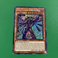 Yugioh - The Chaos Creator - BLCR-EN070 - Secret Rare - 1st Edition - Near Mint - Image 1