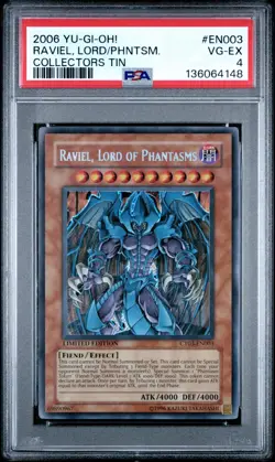2006 YuGiOh! RAVIEL, LORD OF PHANTASMS CT03-EN003 PSA 4 - Image 1