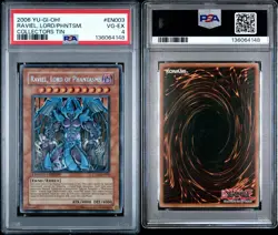 2006 YuGiOh! RAVIEL, LORD OF PHANTASMS CT03-EN003 PSA 4 - Image 3