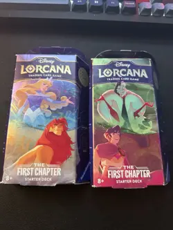 SET OF 2! Disney Lorcana The First Chapter Starter Decks Factory Sealed! - Image 1