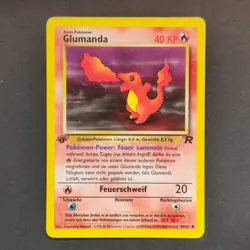 Pokemon TCG Karte - Team Rocket - Glumanda - 50/82 - 1. Edition - deutsch - Image 2