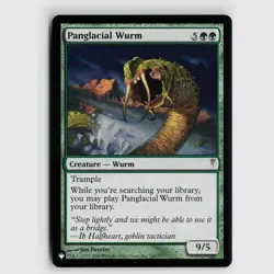 MTG Panglacial Wurm #116 The List Reprints Normal R NM Magic Card - Image 1