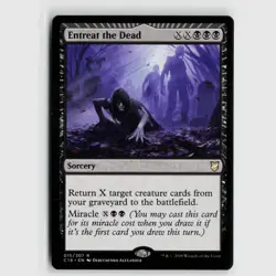 MTG Entreat the Dead #15 Commander 2018 Normal R NM Magic Card - Image 1