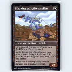 MTG Blitzwing, Cruel Tormentor #4 BOT UB Transformers Normal M NM Magic Card - Image 2