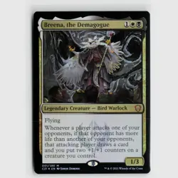 MTG Breena the Demagogue #1 Commander 2021 Foil M LP Magic Card - Image 1
