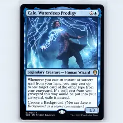 MTG Gale Waterdeep Prodigy 72 CLB Battle for Baldurs Gate Normal R NM Magic Card - Image 1