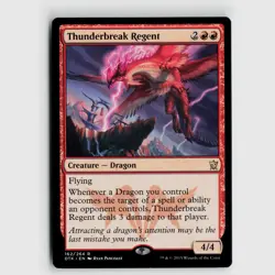 MTG Thunderbreak Regent #162 Dragons of Tarkir Normal R LP Magic Card - Image 1