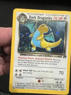 Vintage Pokemon Card Collection Lot Wotc Tcg Holos Dark Dragonite ALL SWIRLS - Image 5