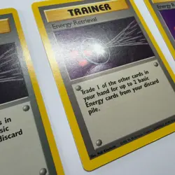 Pokemon TCG Energy Retrieval #81/102 6-Card Lot WOTC Vintage 1999 Trainer - Image 3