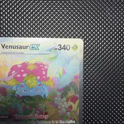 Pokemon TCG Venusaur EX 198/165 Scarlet & Violet 151 Sir Secret Rare Card - Image 3