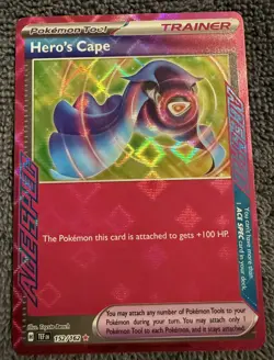 Hero's Cape 152/162 Holo SV05: Temporal Forces Pokemon Card - Image 1