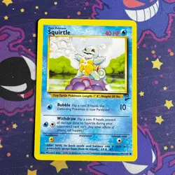 SQUIRTLE - 93/130 - Base Set 2 - Pokemon Card - LP - Image 1