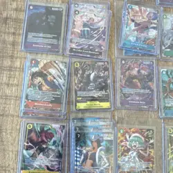 One Piece TCG Special Rare Lot 32 Cards Doflamingo Luffy Jinbe Parallel OPTCG - Image 2