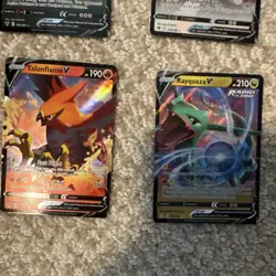 Pokemon TCG Sword & Shield V Card Lot 9 Holo Cards Slaking Goodra Boltund - Image 2