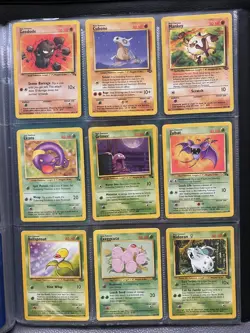 Jungle Set and Fossil Set Pokemon Cards Bundle No Duplicates Vintage 1999 WOTC - Image 3