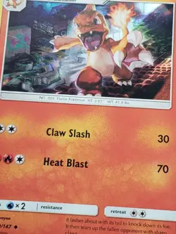 EXCLUSIVE HOLO Charmeleon 19/147 - VARIANT Burning Shadows Pokemon Card - Image 3