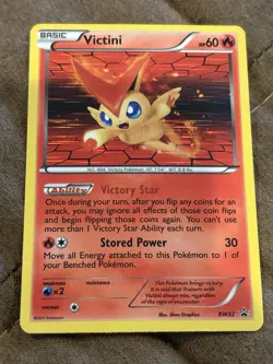 Victini BW32 Holo Black Star Promo Pokemon Card 2011 NM - Image 1