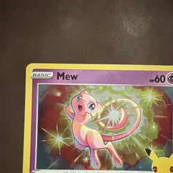 Pokemon TCG Mew 011/025 Celebrations Holo Rare 60HP Collector Card - Image 4