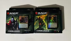 2 New MTG Zendikar Rising Commander Decks Sneak Attack & Land's Wrath - Image 1