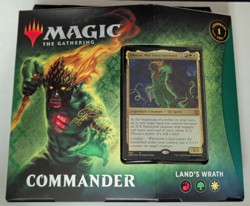 {1x} ~ Land's Wrath ~ Zendikar Rising Commander Deck NEW SEALED MTG *Startropic* - Image 1