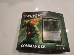 Magic The Gathering Zendikar Rising Land's Wrath Commander Deck MTG Sealed - Image 1