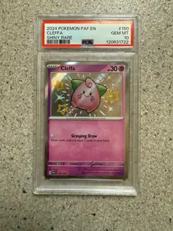 Cleffa 150/091 Shiny Rare PSA 10 Pokemon TCG Paldean Fates. NEW CERT 8/25 - Image 1
