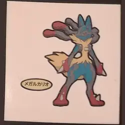Mega Lucario Daiichi Pan Sticker Japanese Pokemon Vol. 138 Pokemon MP - Image 1
