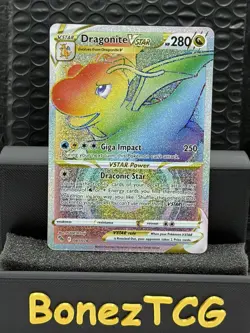 Dragonite VSTAR - 081/078 - Pokemon Go Sword & Shield Secret Rare Card - Image 1