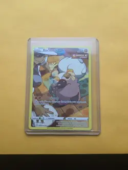 Pokemon Rockruff Full Art TG07/TG30 Ultra Rare Holo Silver Tempest Single Strike - Image 1