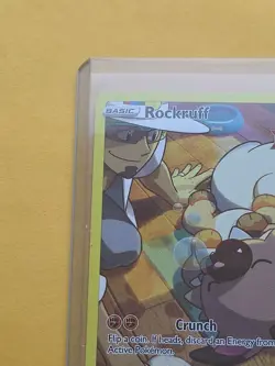 Pokemon Rockruff Full Art TG07/TG30 Ultra Rare Holo Silver Tempest Single Strike - Image 5