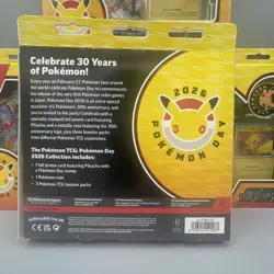 Pokemon 30th Anniversary Pokemon Day Box Sealed Lot Of 4 - Image 3