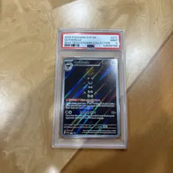 Pokemon 2025 SVP Promo White Flare Tech Sticker Collection #211 Gothitelle PSA 9 - Image 1