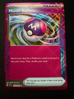 Master Ball 🔥 Ace Spec Rare 🔥 Temporal Forces 153/162 Pokemon - Image 1
