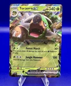 TORTERRA EX 012/162 TEMPORAL FORCES POKEMON (DOUBLE RARE, NM) - Image 1