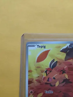 Pokemon TCG Tepig 096/086 SV: White Flare Illustration Rare Full Art Holo - Image 2