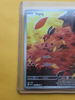 Pokemon TCG Tepig 096/086 SV: White Flare Illustration Rare Full Art Holo - Image 3