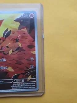 Pokemon TCG Tepig 096/086 SV: White Flare Illustration Rare Full Art Holo - Image 4