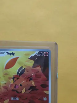 Pokemon TCG Tepig 096/086 SV: White Flare Illustration Rare Full Art Holo - Image 5