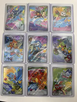 Pokemon 2026 First Partner Illustration Collection Series 1 Promos Complete Set - Image 1