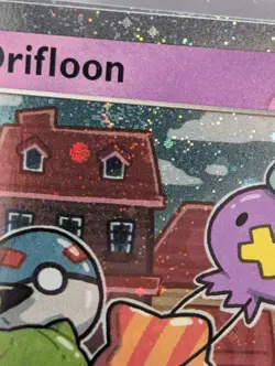 Drifloon With SWIRL 🍥 Mega Evolution Black Star Promo Cosmos Holo Pokemon TCG - Image 2