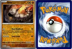 Onix 090/182 C Paradox Rift Pokemon Reverse Holo NM - Image 3