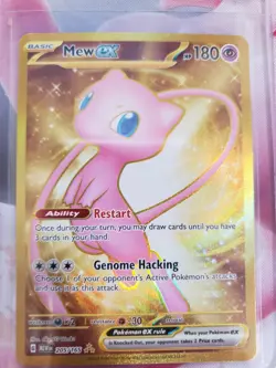 Pokemon TCG Mew Ex Scarlet & Violet-151 205/165 Holo Hyper Rare - Image 1