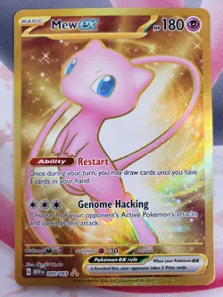 Pokemon TCG Mew Ex Scarlet & Violet-151 205/165 Holo Hyper Rare - Image 3