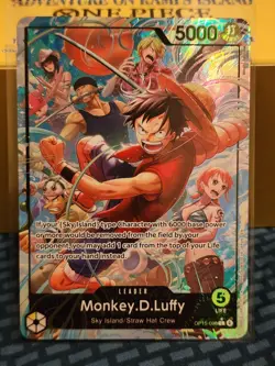 Monkey D Luffy OP15-098 Alt Art English Adventure On Kami's Island One Piece - Image 1