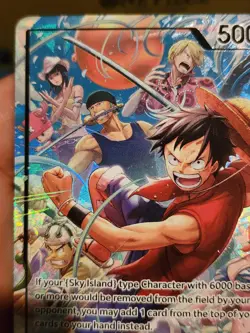 Monkey D Luffy OP15-098 Alt Art English Adventure On Kami's Island One Piece - Image 3