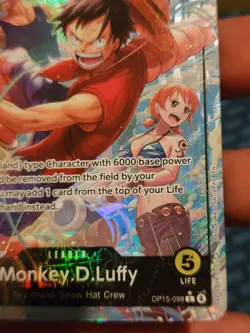 Monkey D Luffy OP15-098 Alt Art English Adventure On Kami's Island One Piece - Image 4