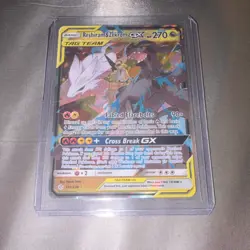 Pokemon Reshiram & Zekrom GX TAG TEAM Ultra Rare Holo 157/236 Sm-Cosmic Eclipse - Image 1