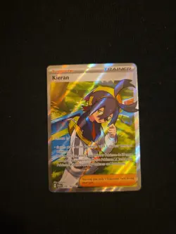Pokemon TCG Twilight Masquerade Kieran Ultra Rare Holo 206/167 NM - Image 1