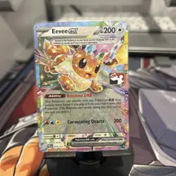 Pokemon TCG - Eevee ex - 075/131 Prismatic Evolution - Play! Stamp Promo - Image 1