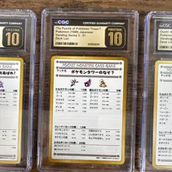 Pokemon Vending Deck Lists Pokemon Mansion, Tower, Safari CGC PRISTINE 10 - Image 3